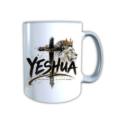 Keramik Tasse Jesus Yeshua Löwe – Christliche Accessoires | Geschenkidee für Christen Kommunion_0008TG - Herz Jesu