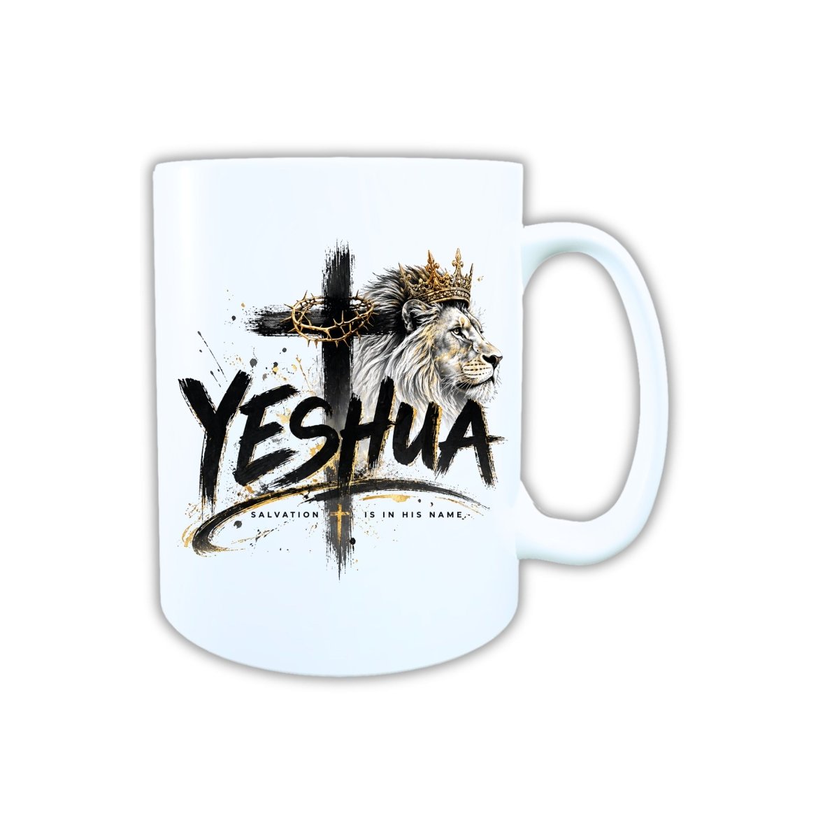 Keramik Tasse Jesus Yeshua Löwe – Christliche Accessoires | Geschenkidee für Christen Kommunion_0008TG - Herz Jesu