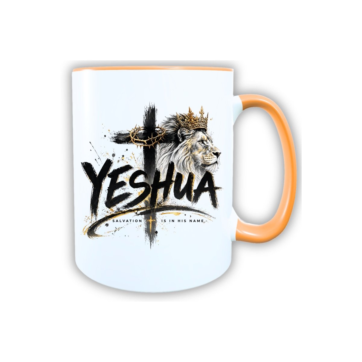 Keramik Tasse Jesus Yeshua Löwe – Christliche Accessoires | Geschenkidee für Christen Kommunion_0008TG - Herz Jesu