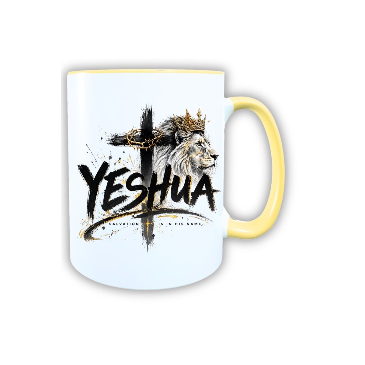 Keramik Tasse Jesus Yeshua Löwe – Christliche Accessoires | Geschenkidee für Christen Kommunion_0008TG - Herz Jesu