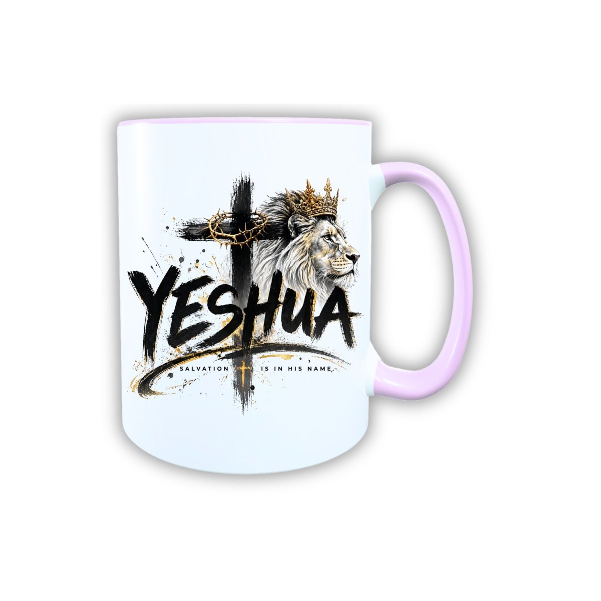 Keramik Tasse Jesus Yeshua Löwe – Christliche Accessoires | Geschenkidee für Christen Kommunion_0008TG - Herz Jesu