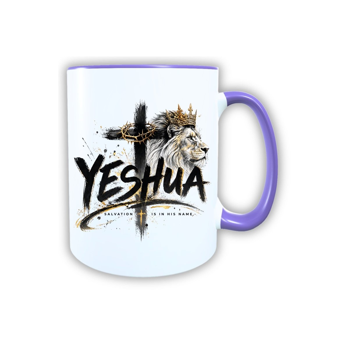Keramik Tasse Jesus Yeshua Löwe – Christliche Accessoires | Geschenkidee für Christen Kommunion_0008TG - Herz Jesu