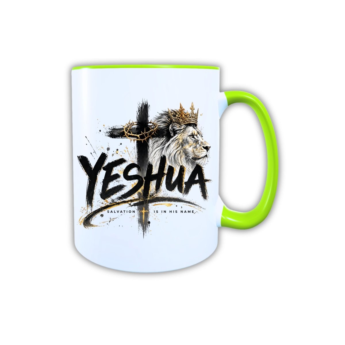 Keramik Tasse Jesus Yeshua Löwe – Christliche Accessoires | Geschenkidee für Christen Kommunion_0008TG - Herz Jesu