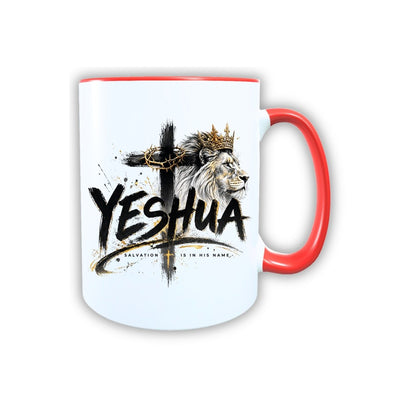 Keramik Tasse Jesus Yeshua Löwe – Christliche Accessoires | Geschenkidee für Christen Kommunion_0008TG - Herz Jesu