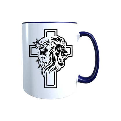 Keramik Tasse Jesus Yeshua Löwe – Christliche Accessoires | Geschenkidee für Christen Kommunion_0009TG - Herz Jesu