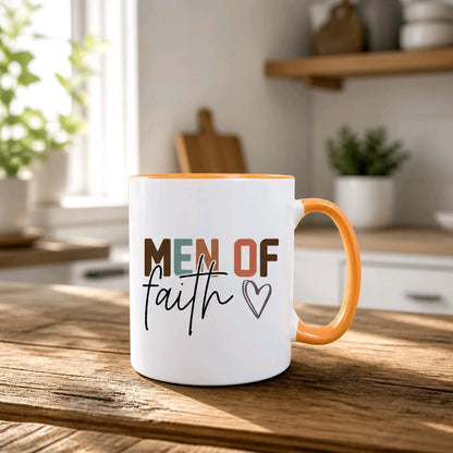 Keramik Tasse Man of Faith Jesus – Christliche Accessoires | Geschenkidee für Christen Kommunion_0024TG - Herz Jesu