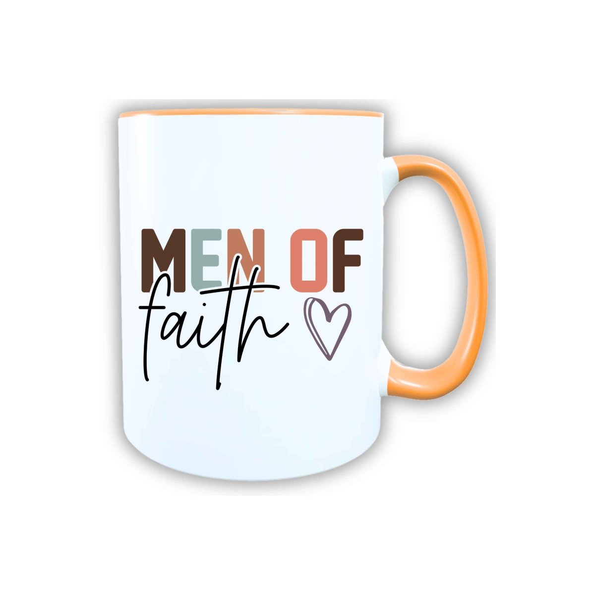 Keramik Tasse Man of Faith Jesus – Christliche Accessoires | Geschenkidee für Christen Kommunion_0024TG - Herz Jesu