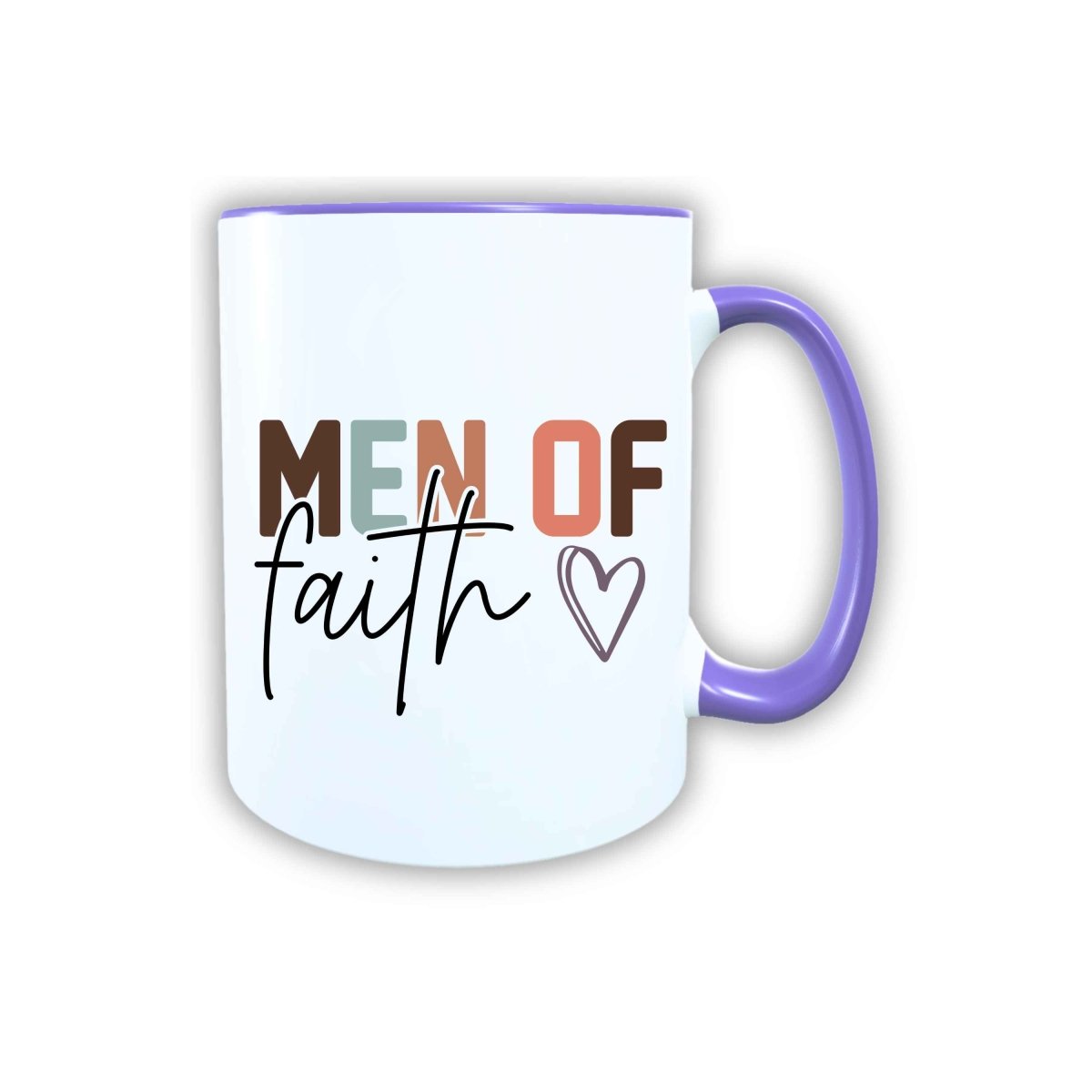 Keramik Tasse Man of Faith Jesus – Christliche Accessoires | Geschenkidee für Christen Kommunion_0024TG - Herz Jesu