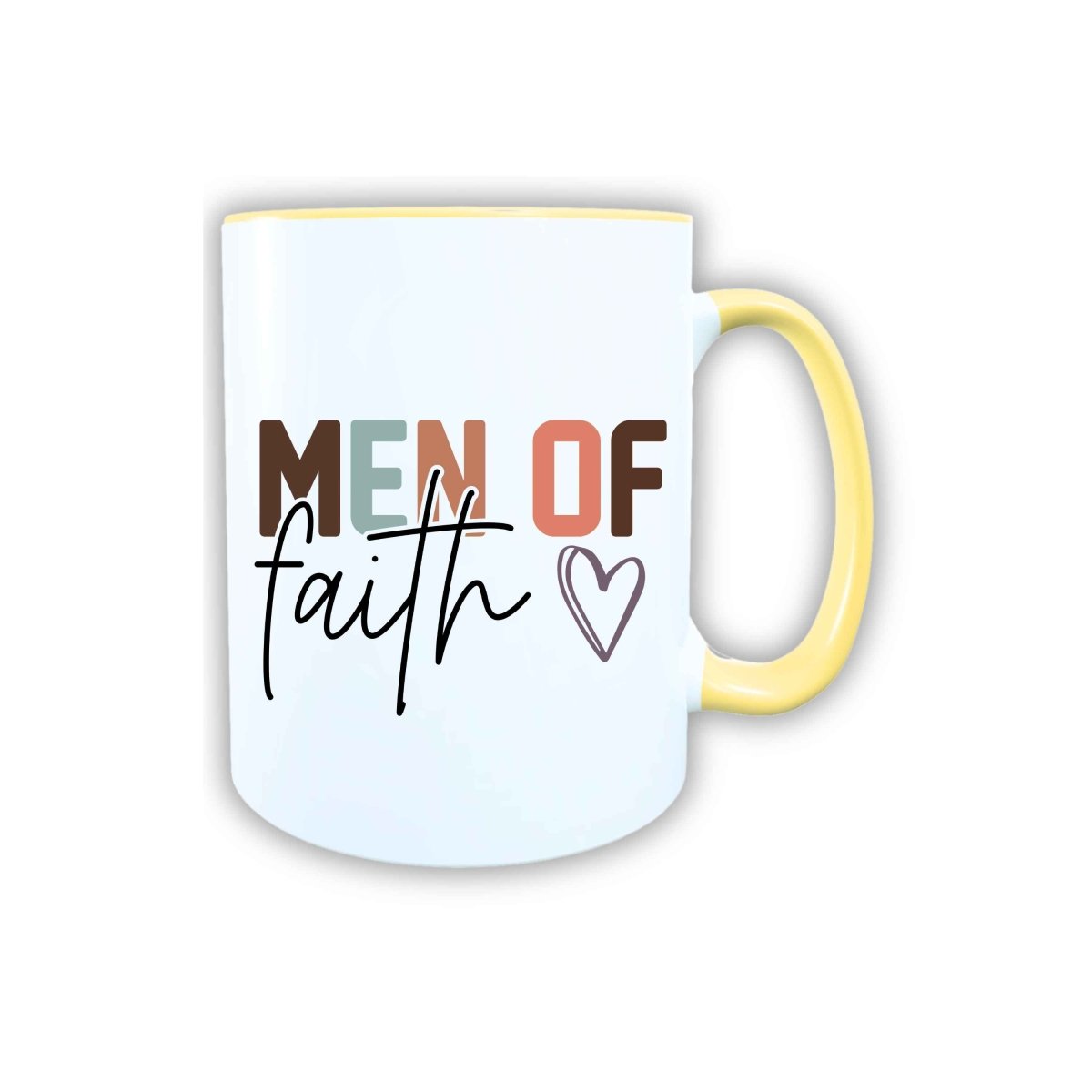 Keramik Tasse Man of Faith Jesus – Christliche Accessoires | Geschenkidee für Christen Kommunion_0024TG - Herz Jesu