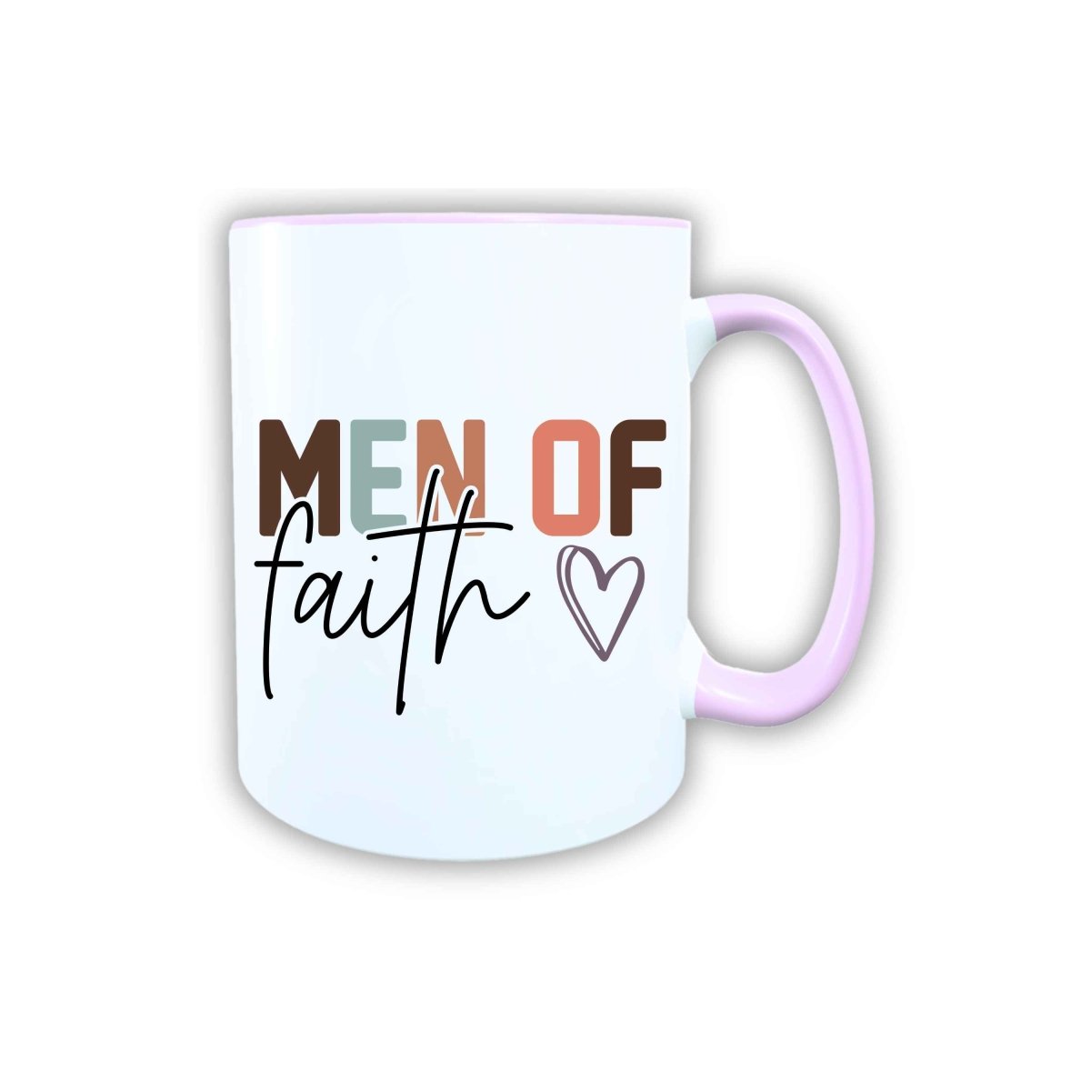 Keramik Tasse Man of Faith Jesus – Christliche Accessoires | Geschenkidee für Christen Kommunion_0024TG - Herz Jesu