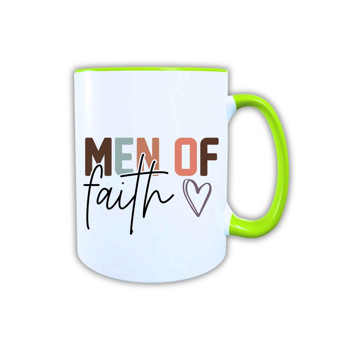 Keramik Tasse Man of Faith Jesus – Christliche Accessoires | Geschenkidee für Christen Kommunion_0024TG - Herz Jesu