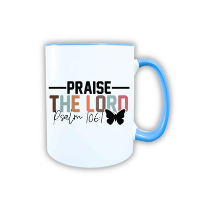 Keramik Tasse Praise the Lord Jesus – Christliche Accessoires | Geschenkidee für Christen Kommunion_0025TG (Kopie) - Herz Jesu
