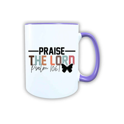 Keramik Tasse Praise the Lord Jesus – Christliche Accessoires | Geschenkidee für Christen Kommunion_0025TG (Kopie) - Herz Jesu
