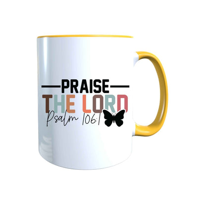Keramik Tasse Praise the Lord Jesus – Christliche Accessoires | Geschenkidee für Christen Kommunion_0025TG (Kopie) - Herz Jesu