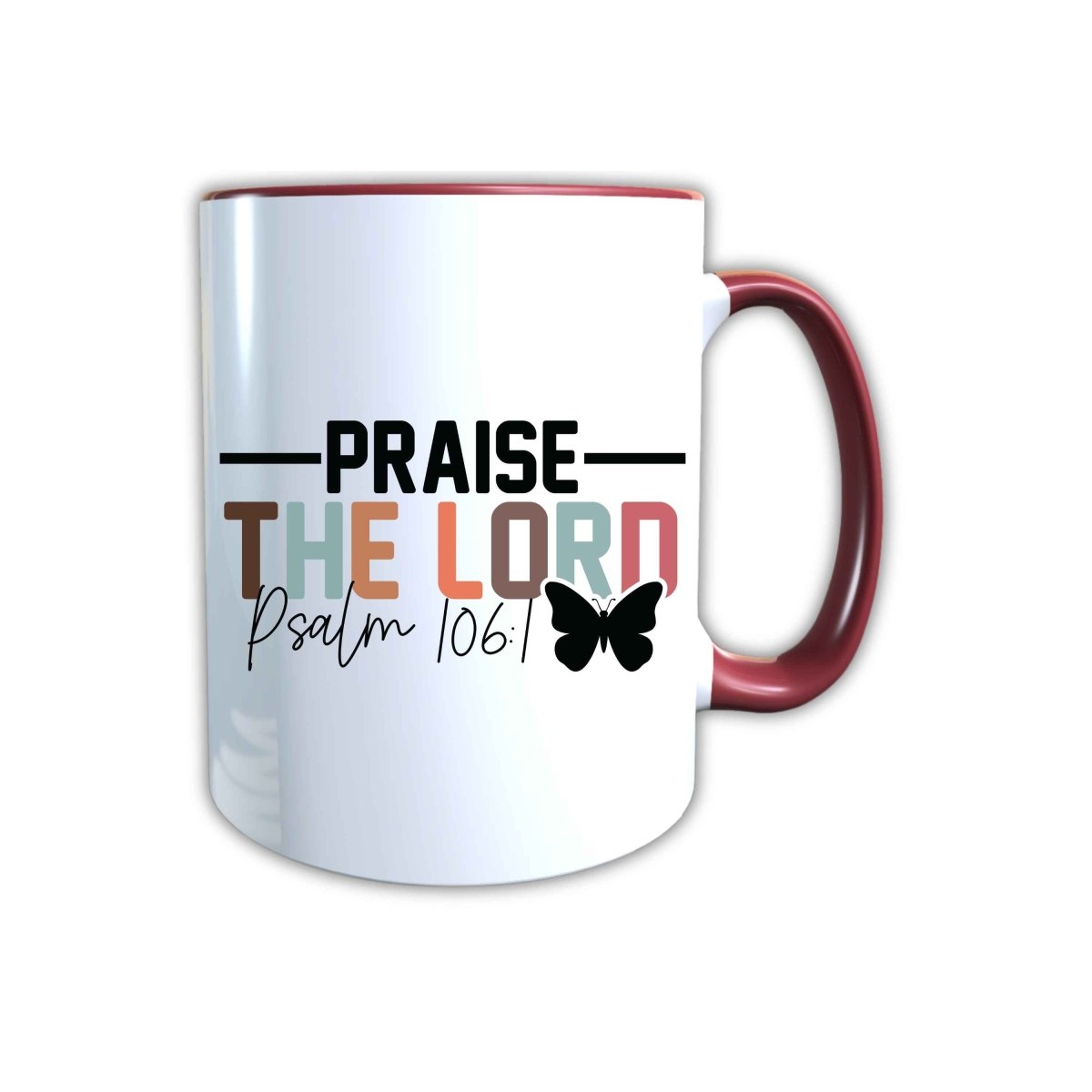 Keramik Tasse Praise the Lord Jesus – Christliche Accessoires | Geschenkidee für Christen Kommunion_0025TG (Kopie) - Herz Jesu