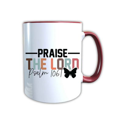 Keramik Tasse Praise the Lord Jesus – Christliche Accessoires | Geschenkidee für Christen Kommunion_0025TG (Kopie) - Herz Jesu