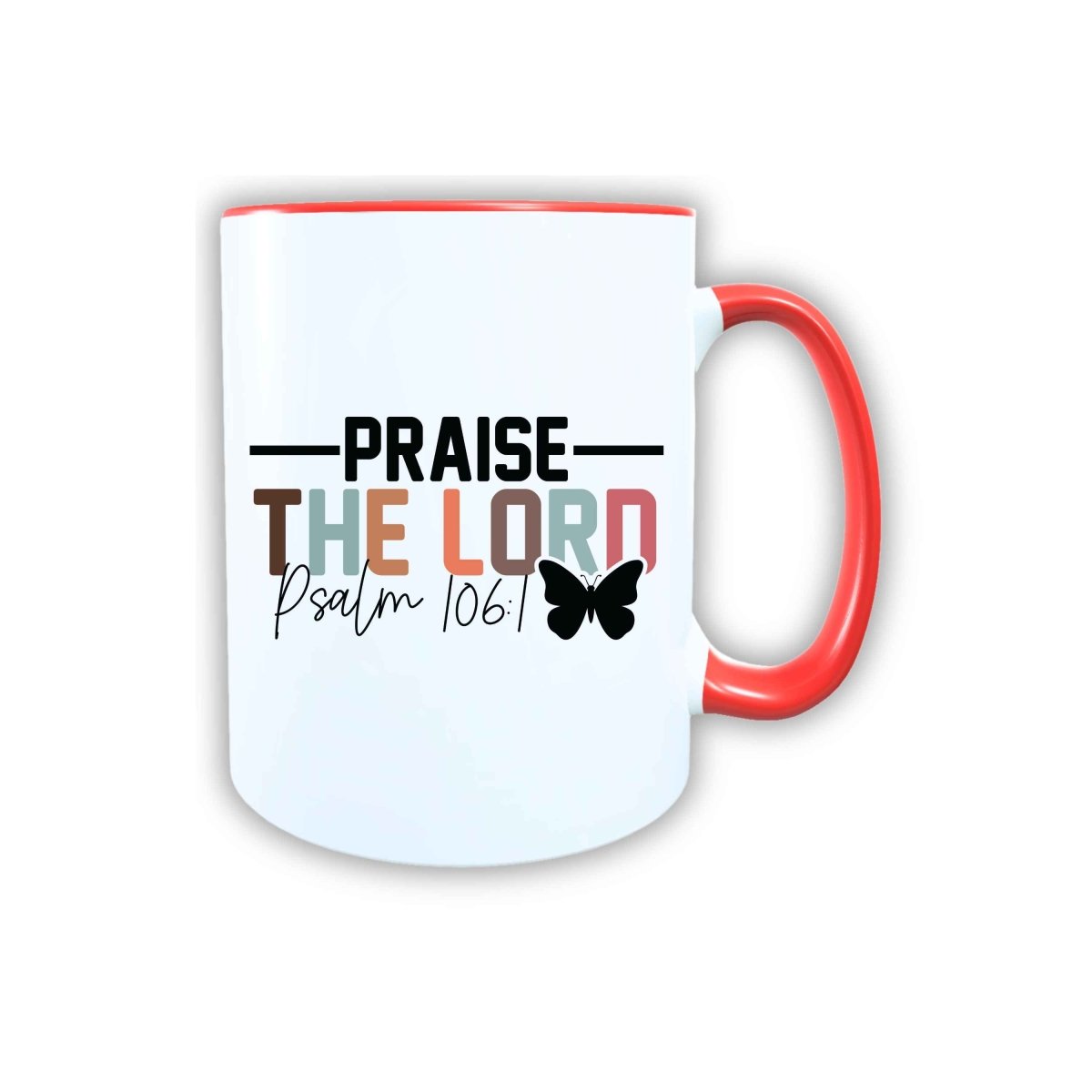 Keramik Tasse Praise the Lord Jesus – Christliche Accessoires | Geschenkidee für Christen Kommunion_0025TG (Kopie) - Herz Jesu
