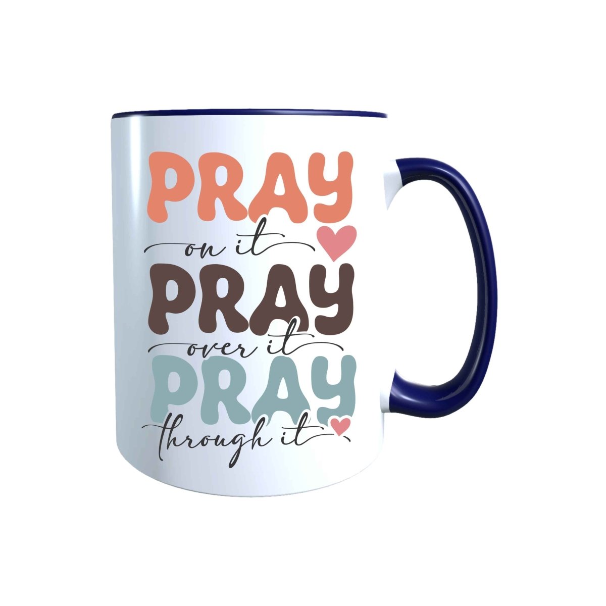 Keramik Tasse Pray Jesus – Christliche Accessoires | Geschenkidee für Christen Kommunion_0023TG - Herz Jesu
