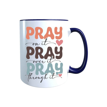 Keramik Tasse Pray Jesus – Christliche Accessoires | Geschenkidee für Christen Kommunion_0023TG - Herz Jesu