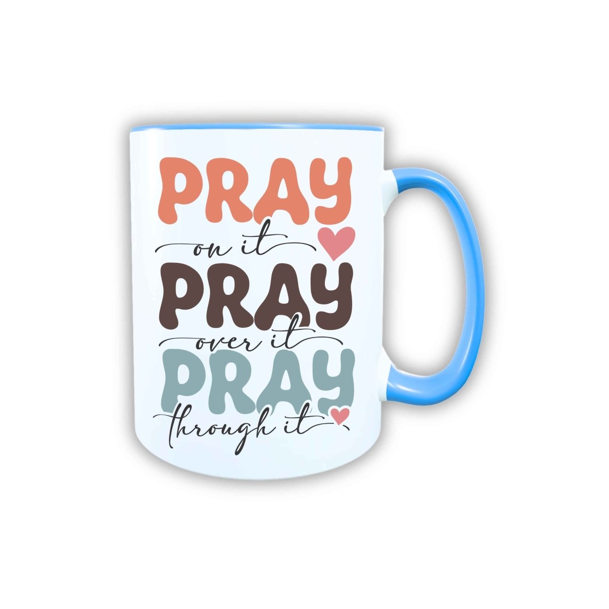 Keramik Tasse Pray Jesus – Christliche Accessoires | Geschenkidee für Christen Kommunion_0023TG - Herz Jesu