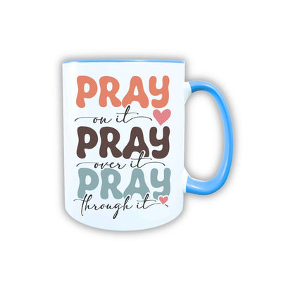 Keramik Tasse Pray Jesus – Christliche Accessoires | Geschenkidee für Christen Kommunion_0023TG - Herz Jesu