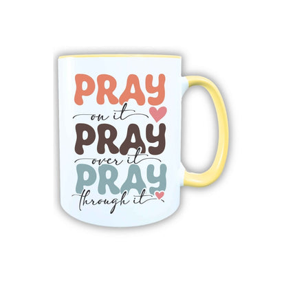 Keramik Tasse Pray Jesus – Christliche Accessoires | Geschenkidee für Christen Kommunion_0023TG - Herz Jesu