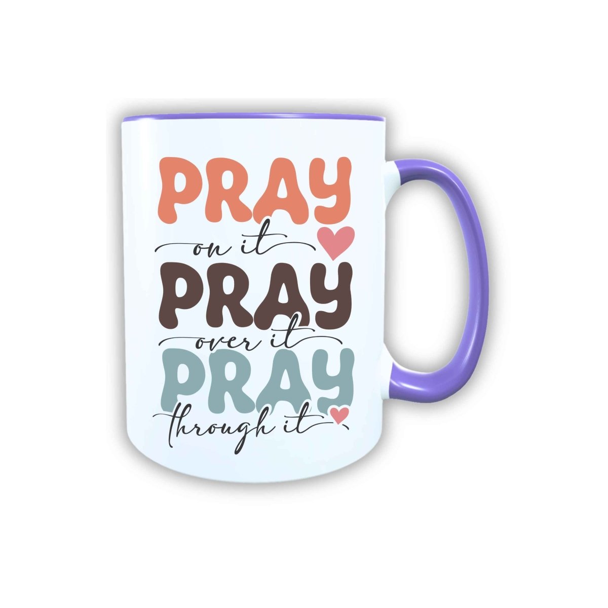 Keramik Tasse Pray Jesus – Christliche Accessoires | Geschenkidee für Christen Kommunion_0023TG - Herz Jesu