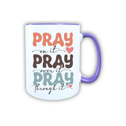 Keramik Tasse Pray Jesus – Christliche Accessoires | Geschenkidee für Christen Kommunion_0023TG - Herz Jesu