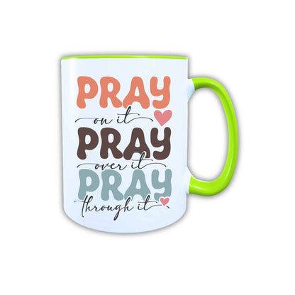 Keramik Tasse Pray Jesus – Christliche Accessoires | Geschenkidee für Christen Kommunion_0023TG - Herz Jesu