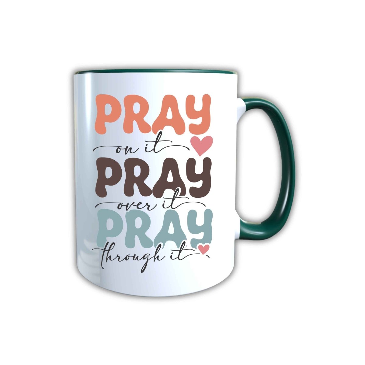 Keramik Tasse Pray Jesus – Christliche Accessoires | Geschenkidee für Christen Kommunion_0023TG - Herz Jesu