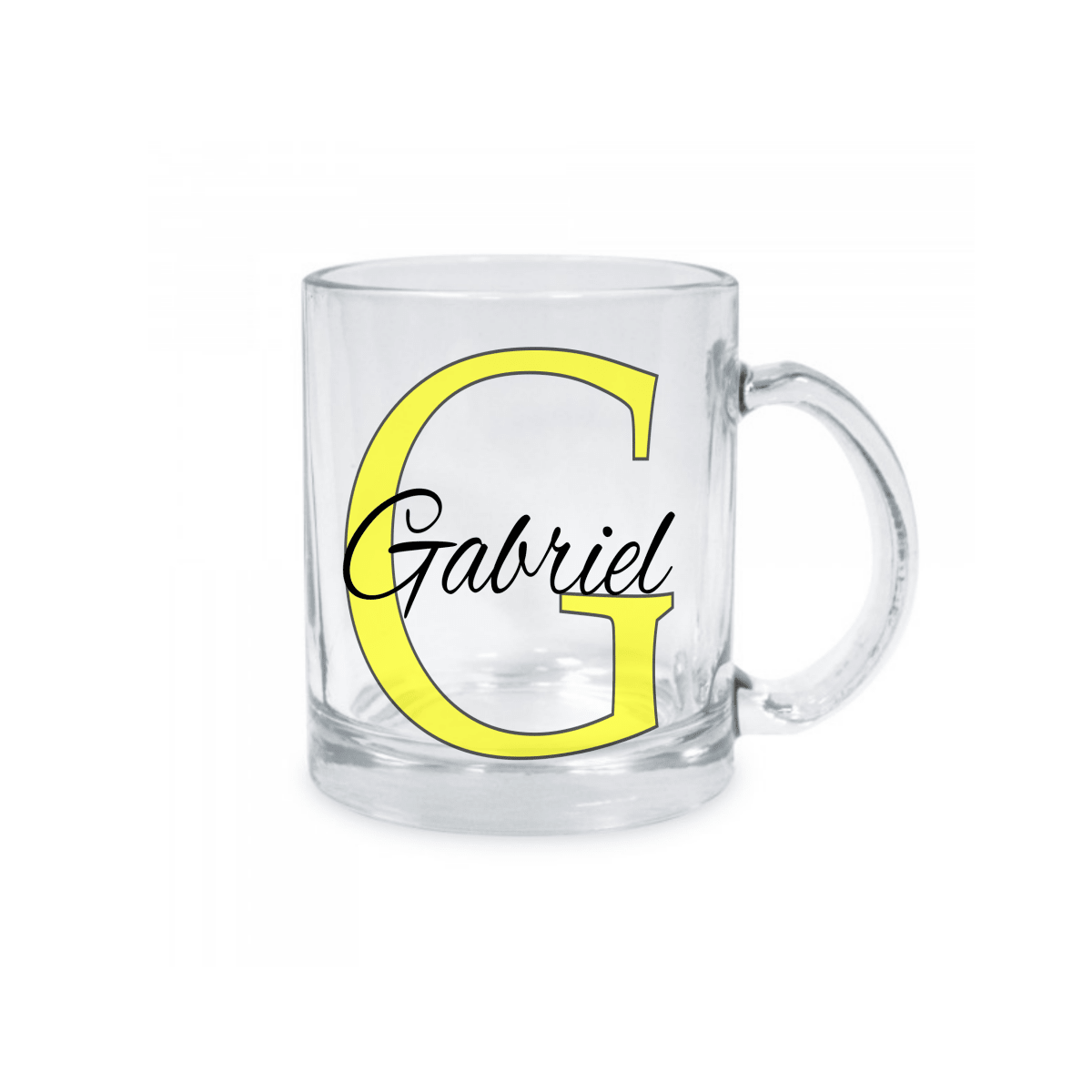 Personalisierte Glastasse mit deinem Namen_0001M - Herz Jesu