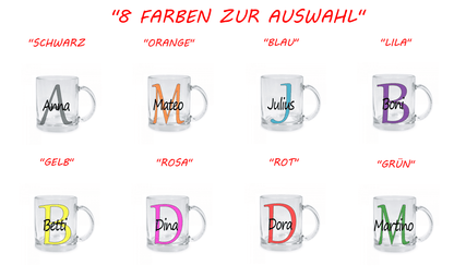 Personalisierte Glastasse mit deinem Namen_0002M - Herz Jesu