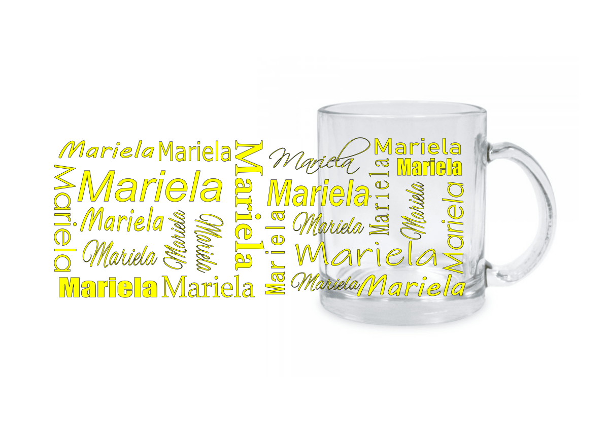 Personalisierte Glastasse mit deinem Namen_0004M - Herz Jesu