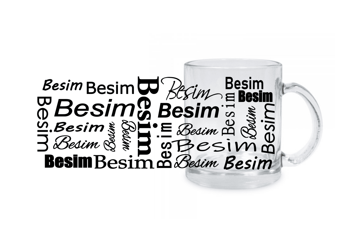 Personalisierte Glastasse mit deinem Namen_0004M - Herz Jesu