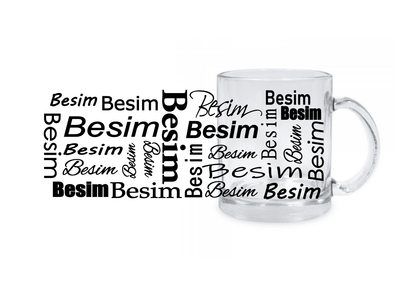 Personalisierte Glastasse mit deinem Namen_0004M - Herz Jesu