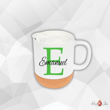 Personalisierte Keramik Tasse mit deinem Namen_0000T - Herz Jesu