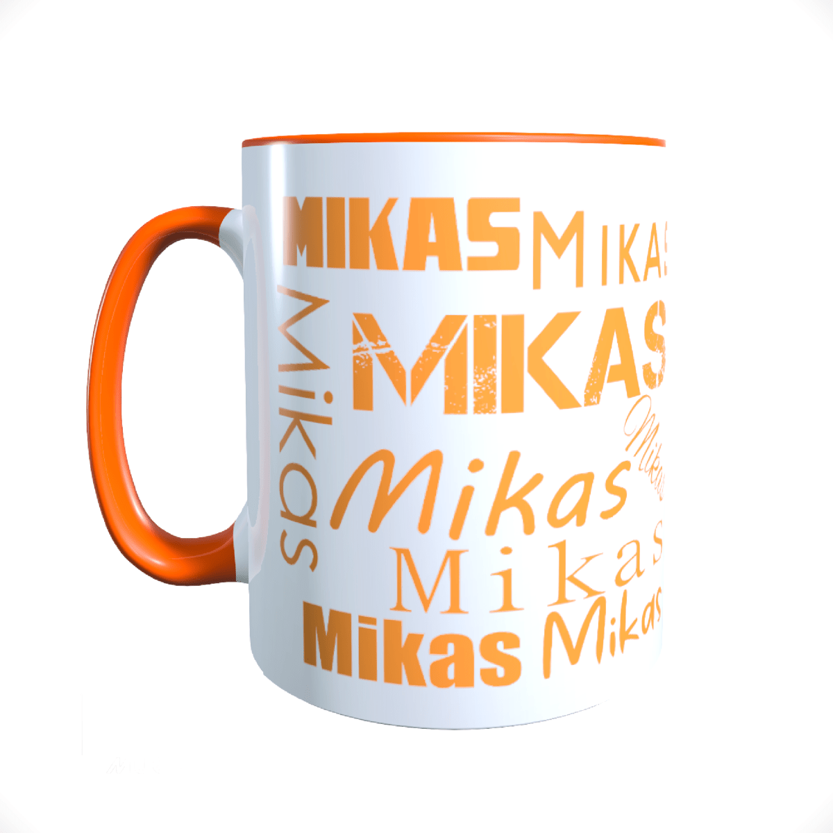 Personalisierte Keramik Tasse mit deinem Namen_0002T - Herz Jesu