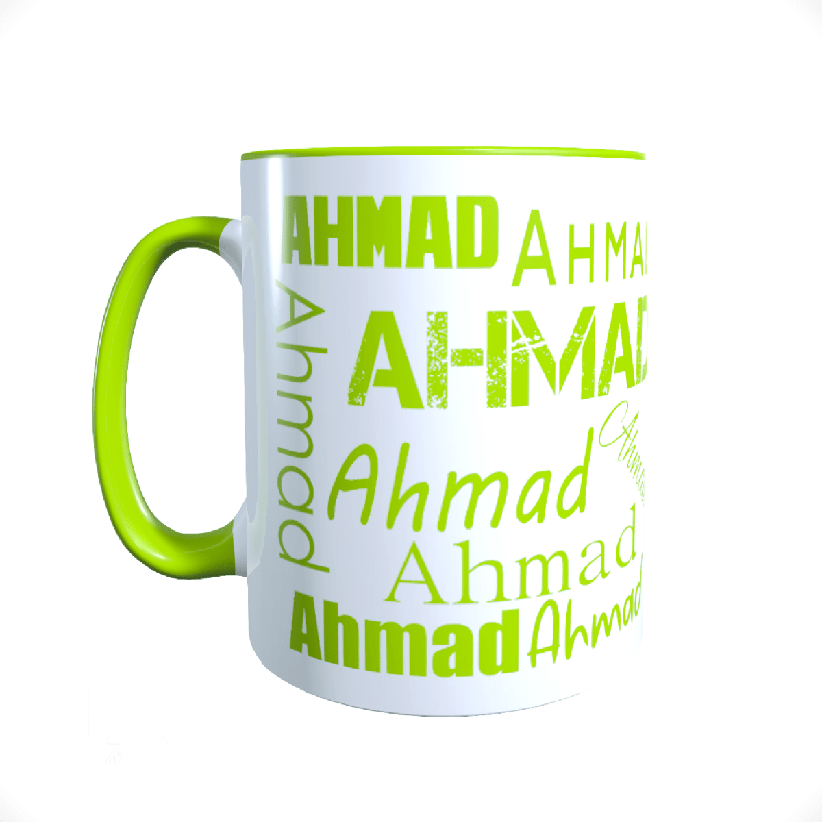 Personalisierte Keramik Tasse mit deinem Namen_0002T - Herz Jesu