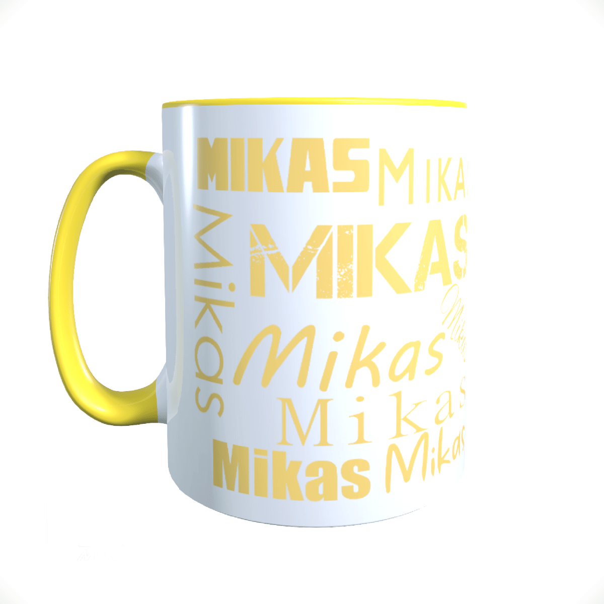 Personalisierte Keramik Tasse mit deinem Namen_0002T - Herz Jesu