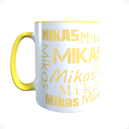 Personalisierte Keramik Tasse mit deinem Namen_0002T - Herz Jesu