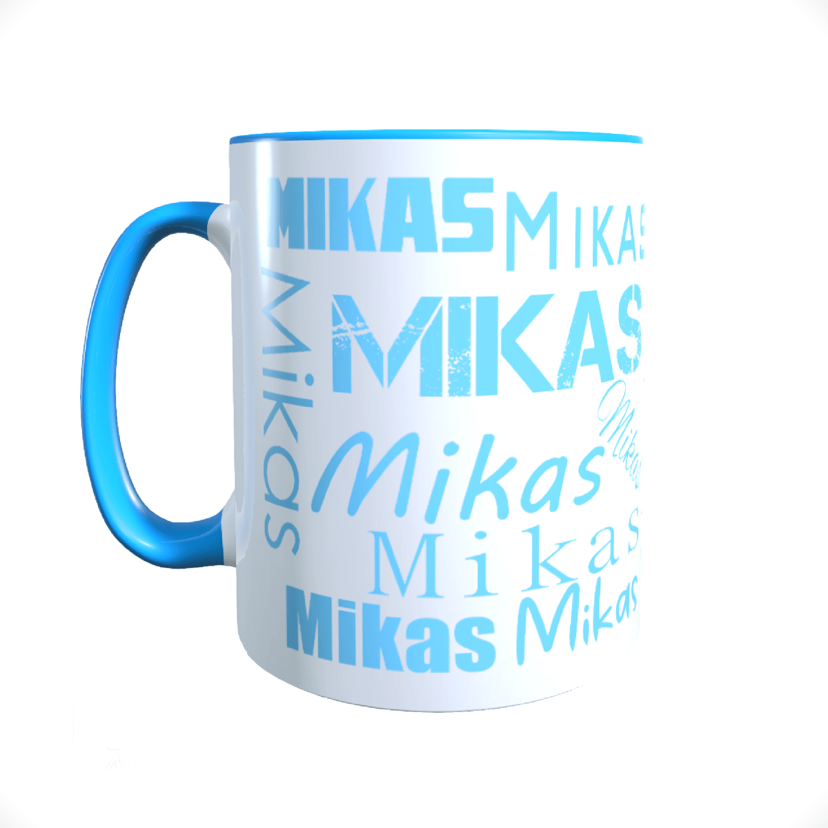 Personalisierte Keramik Tasse mit deinem Namen_0002T - Herz Jesu