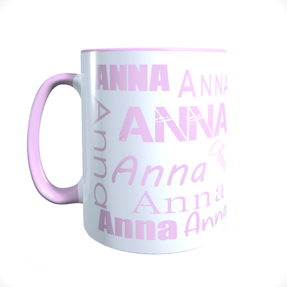 Personalisierte Keramik Tasse mit deinem Namen_0002T - Herz Jesu