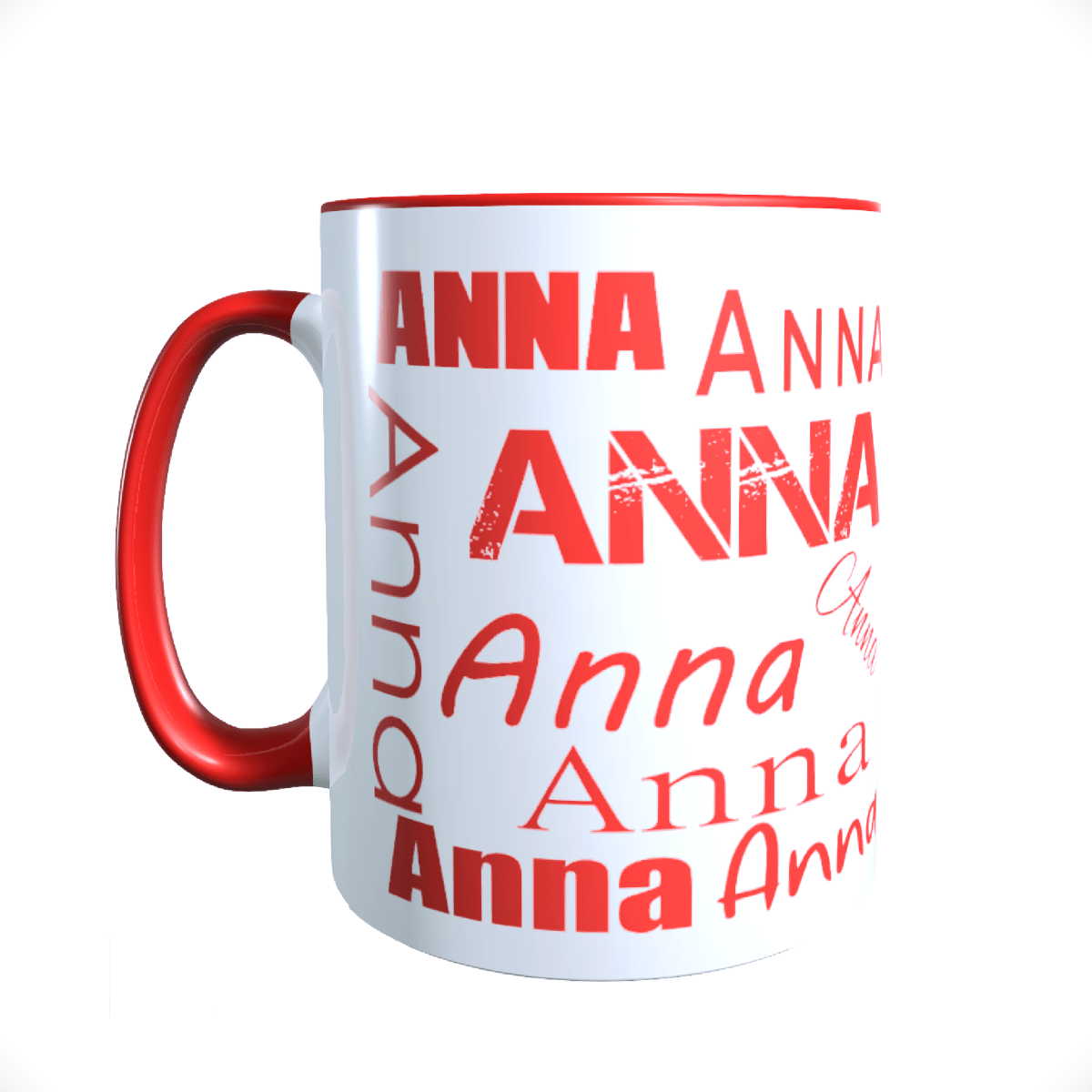 Personalisierte Keramik Tasse mit deinem Namen_0002T - Herz Jesu