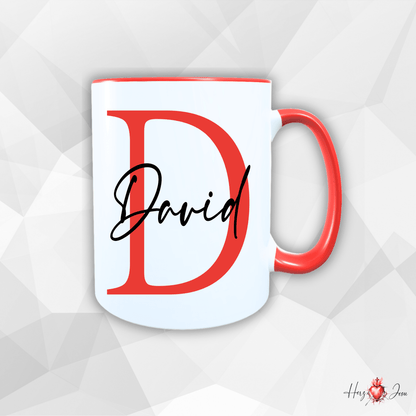 Personalisierte Keramik Tasse mit deinem Namen_0003T - Herz Jesu