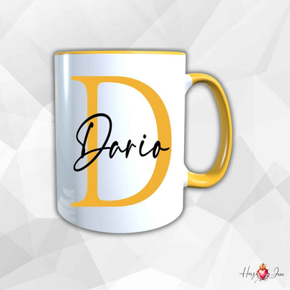 Personalisierte Keramik Tasse mit deinem Namen_0003T - Herz Jesu
