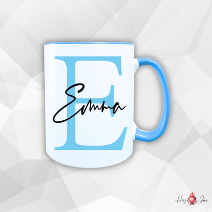 Personalisierte Keramik Tasse mit deinem Namen_0003T - Herz Jesu