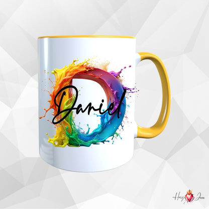 Personalisierte Keramik Tasse mit deinem Namen_0004T - Herz Jesu