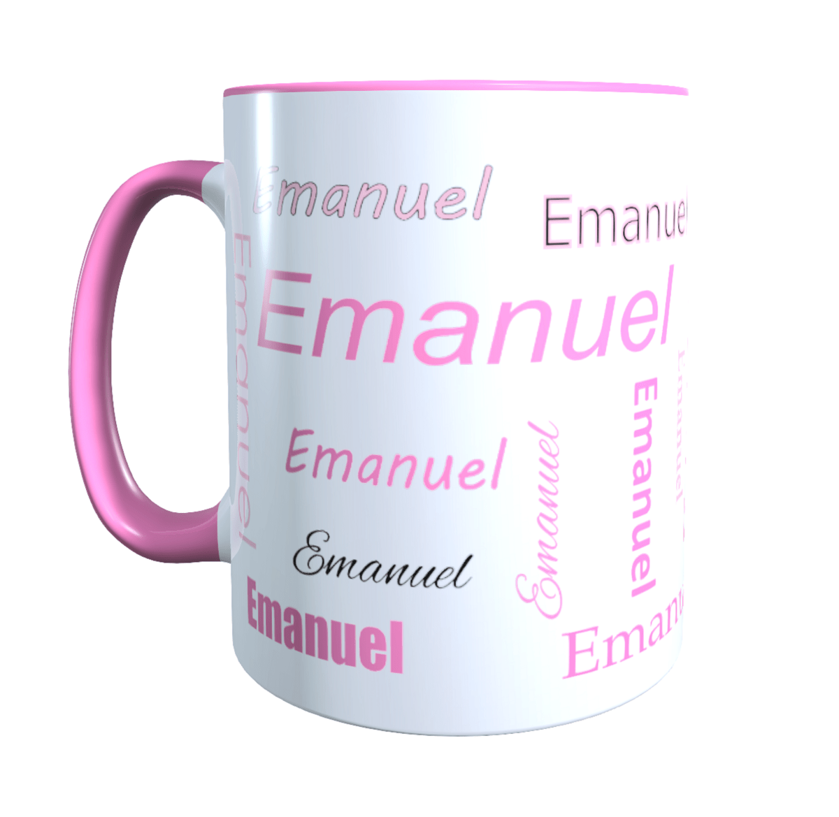 Personalisierte Keramik Tasse mit deinem Namen_0010T - Herz Jesu