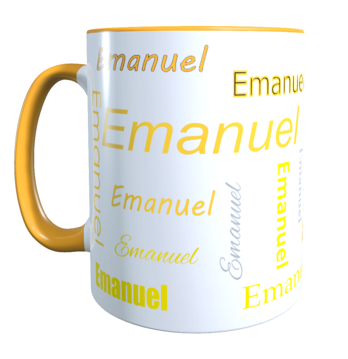 Personalisierte Keramik Tasse mit deinem Namen_0010T - Herz Jesu