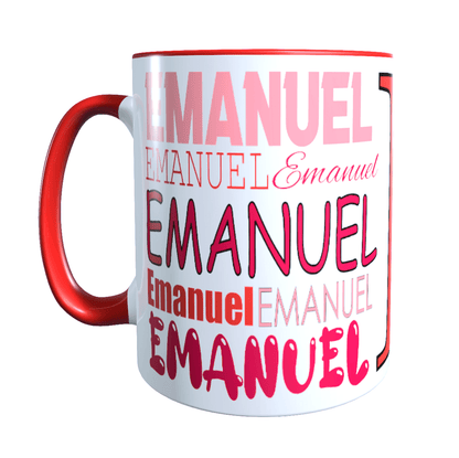 Personalisierte Keramik Tasse mit deinem Namen_0011T - Herz Jesu